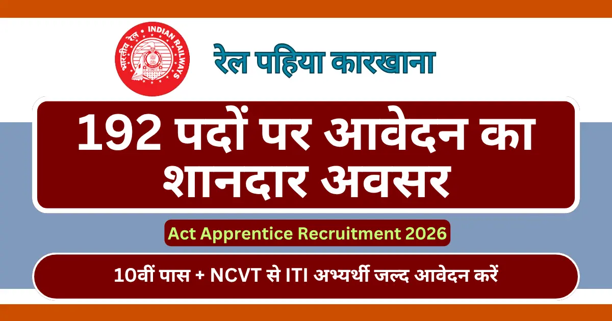 RWF Apprentice Recruitment 2026